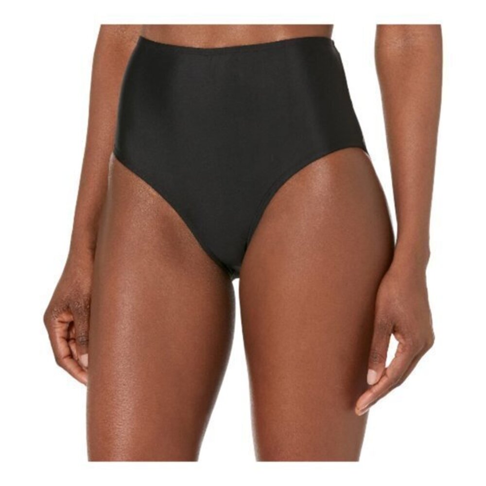 Women's Catalina Black High-Waisted Bikini Bottom Swimsuit Size Small NWT #0328